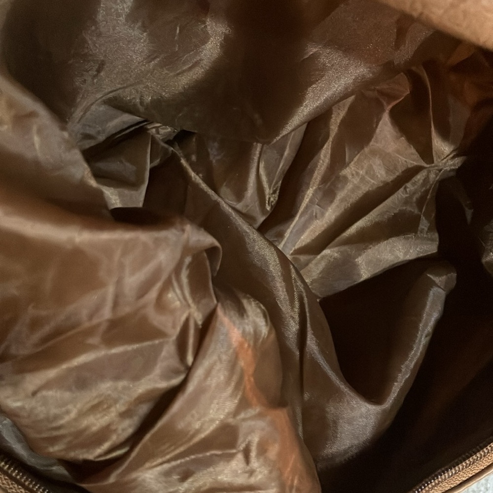 Genuine Leather Hobo Caramel - Picture 6 of 10